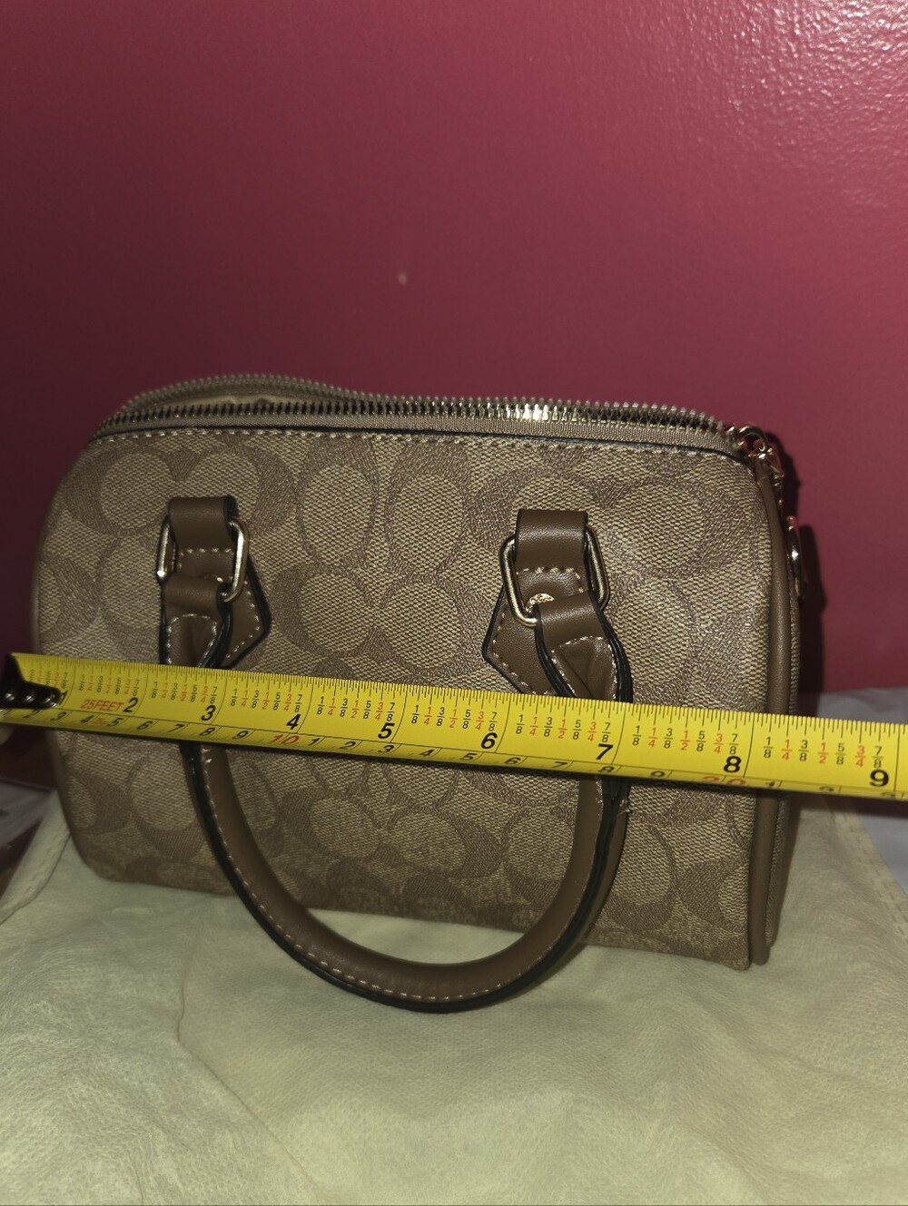 Mini Speedy Crossbody/ Satchel in Brown